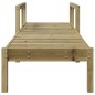 vidaXL Tumbona de madera de pino impregnada 199,5x62x55 cm vidaXL Tumbona de madera de pino impregnada 199,5x62x55 cm
