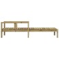 vidaXL Tumbona de madera de pino impregnada 199,5x62x55 cm vidaXL Tumbona de madera de pino impregnada 199,5x62x55 cm