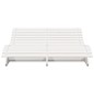 vidaXL Tumbona de madera maciza de pino blanca 205x110x31,5 cm vidaXL Tumbona de madera maciza de pino blanca 205x110x31,5 cm