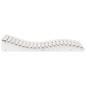 vidaXL Tumbona de madera maciza de pino blanca 205x110x31,5 cm vidaXL Tumbona de madera maciza de pino blanca 205x110x31,5 cm