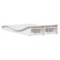 vidaXL Tumbona de madera maciza de pino blanca 205x110x31,5 cm vidaXL Tumbona de madera maciza de pino blanca 205x110x31,5 cm