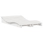 vidaXL Tumbonas madera maciza de pino blanco 2 unidades 205x60x31,5 cm