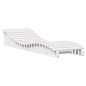 vidaXL Tumbonas madera maciza de pino blanco 2 unidades 205x60x31,5 cm