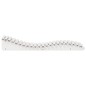 vidaXL Tumbonas madera maciza de pino blanco 2 unidades 205x60x31,5 cm