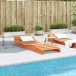 vidaXL Tumbona de madera maciza de pino marrón cera 205x70x31,5 cm vidaXL Tumbona de madera maciza de pino marrón cera 205x70x31,5 cm