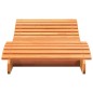 vidaXL Tumbona de madera maciza de pino marrón cera 205x70x31,5 cm vidaXL Tumbona de madera maciza de pino marrón cera 205x70x31,5 cm
