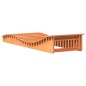 vidaXL Tumbona de madera maciza de pino marrón cera 205x70x31,5 cm vidaXL Tumbona de madera maciza de pino marrón cera 205x70x31,5 cm