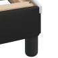 vidaXL Estructura de cama con cabecero cuero sintético negro y blanco vidaXL Estructura de cama con cabecero cuero sintético negro y blanco