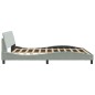 vidaXL Estructura de cama con cabecero terciopelo gris claro 180x200cm vidaXL Estructura de cama con cabecero terciopelo gris claro 180x200cm