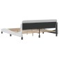 vidaXL Estructura de cama cabecero cuero sintético blanco 180x200 cm vidaXL Estructura de cama cabecero cuero sintético blanco 180x200 cm