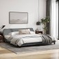 vidaXL Estructura de cama con cabecero de tela gris claro 200x200 cm