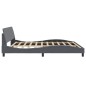vidaXL Estructura cama con cabecero terciopelo gris oscuro 200x200 cm vidaXL Estructura cama con cabecero terciopelo gris oscuro 200x200 cm