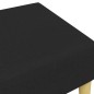 vidaXL Reposapiés de tela negro 77x55x31 cm vidaXL Reposapiés de tela negro 77x55x31 cm