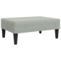 vidaXL Reposapiés de terciopelo gris claro 77x55x31 cm vidaXL Reposapiés de terciopelo gris claro 77x55x31 cm