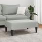 vidaXL Reposapiés de terciopelo gris claro 77x55x31 cm vidaXL Reposapiés de terciopelo gris claro 77x55x31 cm