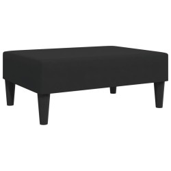 vidaXL Reposapiés de terciopelo negro 77x55x31 cm