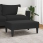 vidaXL Reposapiés de terciopelo negro 77x55x31 cm