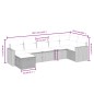 vidaXL Set de sofás de jardín 7 piezas con cojines ratán PE gris vidaXL Set de sofás de jardín 7 piezas con cojines ratán PE gris