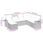 vidaXL Set sofás de jardín 7 piezas y cojines ratán sintético beige vidaXL Set sofás de jardín 7 piezas y cojines ratán sintético beige