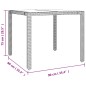 vidaXL Set comedor de jardín 3 pzas con cojines ratán sintético negro vidaXL Set comedor de jardín 3 pzas con cojines ratán sintético negro