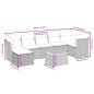 vidaXL Juego de sofás jardín con cojines beige mezcla 9 pzas ratán PE vidaXL Juego de sofás jardín con cojines beige mezcla 9 pzas ratán PE