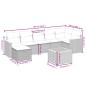 vidaXL Set de sofás de jardín 8 piezas y cojines ratán sintético negro vidaXL Set de sofás de jardín 8 piezas y cojines ratán sintético negro