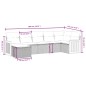 vidaXL Set de comedor de jardín 7 pzas y cojines ratán sintético negro vidaXL Set de comedor de jardín 7 pzas y cojines ratán sintético negro