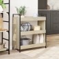 vidaXL Carrito de cocina madera de ingeniería roble Sonoma 70x30x82 cm