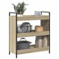 vidaXL Carrito de cocina madera de ingeniería roble Sonoma 70x30x82 cm