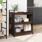 vidaXL Carrito de cocina madera de ingeniería marrón roble 70x30x82 cm vidaXL Carrito de cocina madera de ingeniería marrón roble 70x30x82 cm
