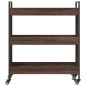 vidaXL Carrito de cocina madera de ingeniería marrón roble 70x30x82 cm vidaXL Carrito de cocina madera de ingeniería marrón roble 70x30x82 cm
