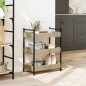 vidaXL Carrito de cocina madera de ingeniería roble Sonoma 50x30x70 cm vidaXL Carrito de cocina madera de ingeniería roble Sonoma 50x30x70 cm