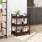 vidaXL Carrito de cocina madera de ingeniería marrón roble 50x30x70 cm vidaXL Carrito de cocina madera de ingeniería marrón roble 50x30x70 cm