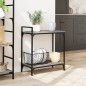 vidaXL Carrito de cocina madera ingeniería gris Sonoma 60,5x31x72,5 cm vidaXL Carrito de cocina madera ingeniería gris Sonoma 60,5x31x72,5 cm