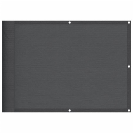 vidaXL Pantalla de balcón 100% poliéster Oxford antracita 75x700 cm