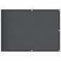vidaXL Pantalla de balcón 100% poliéster Oxford antracita 75x700 cm vidaXL Pantalla de balcón 100% poliéster Oxford antracita 75x700 cm