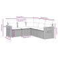 vidaXL Juego de sofás jardín con cojines 5 pzas ratán sintético beige vidaXL Juego de sofás jardín con cojines 5 pzas ratán sintético beige