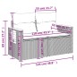 vidaXL Set de muebles de jardín 6 pzas y cojines ratán sintético gris vidaXL Set de muebles de jardín 6 pzas y cojines ratán sintético gris