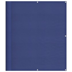 vidaXL Pantalla de balcón 100% poliéster Oxford azul 120x1000 cm