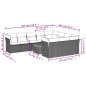 vidaXL Set de sofás de jardín 11 pzas y cojines ratán sintético gris vidaXL Set de sofás de jardín 11 pzas y cojines ratán sintético gris