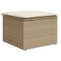 vidaXL Set de sofás de jardín 11pzas con cojines ratán sintético beige vidaXL Set de sofás de jardín 11pzas con cojines ratán sintético beige