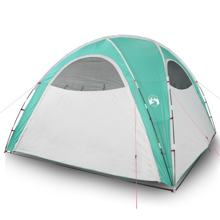 vidaXL Tienda de campaña tafetán 190T verde 360x360x219 cm