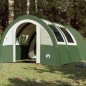 vidaXL Tienda de campaña 4 personas tafetán 185T verde 483x340x193 cm