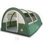 vidaXL Tienda de campaña 4 personas tafetán 185T verde 483x340x193 cm