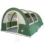 vidaXL Tienda de campaña 4 personas tafetán 185T verde 483x340x193 cm