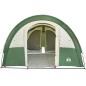 vidaXL Tienda de campaña 4 personas tafetán 185T verde 483x340x193 cm