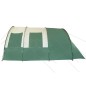 vidaXL Tienda de campaña 4 personas tafetán 185T verde 483x340x193 cm