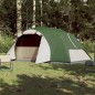 vidaXL Tienda de campaña 8 personas tafetán 190T verde 360x430x195 cm