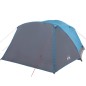 vidaXL Tienda de campaña 4 personas tafetán 190T azul 350x280x155 cm vidaXL Tienda de campaña 4 personas tafetán 190T azul 350x280x155 cm