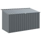 vidaXL Caseta perros con tejado acero galvanizado gris 196x91x110 cm vidaXL Caseta perros con tejado acero galvanizado gris 196x91x110 cm
